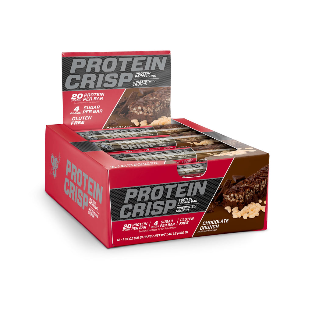 BSN Protein Crisp Bars for Convenient High-Protein Snacking