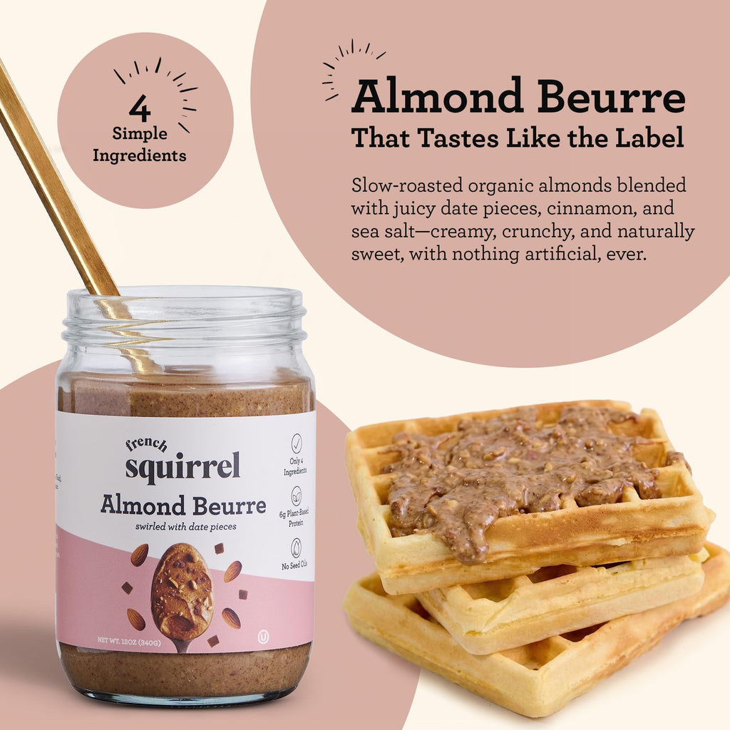 French Squirrel Almond Butter and Peanut Butter