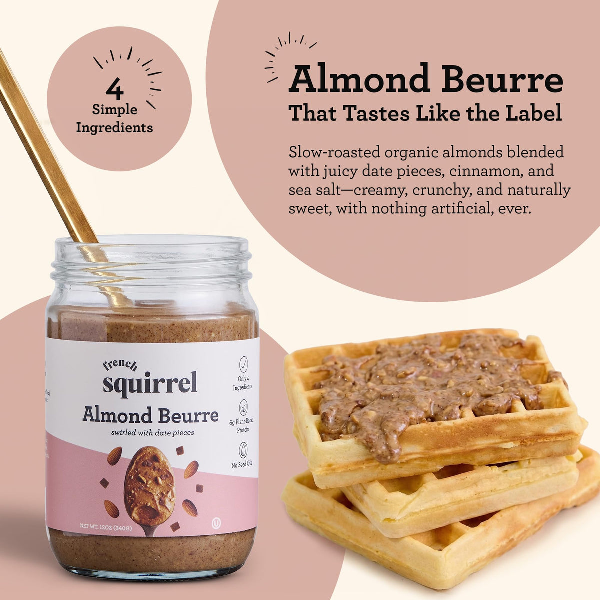 French Squirrel Almond Butter and Peanut Butter