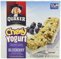 Quaker Blueberry Yogurt Chewy Granola Bars, 60 Count