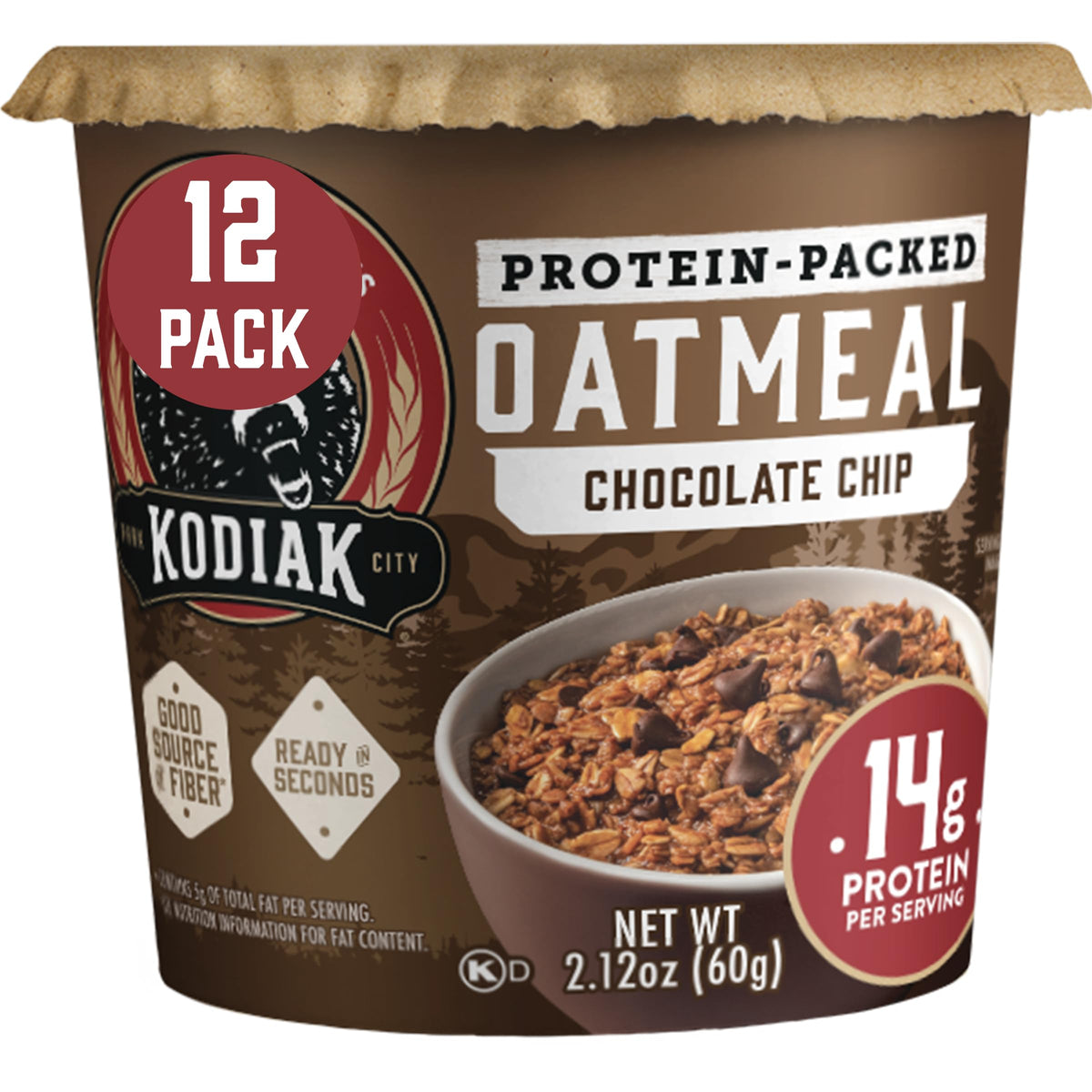 Kodiak Maple Brown Sugar High-Protein Instant Oatmeal Cups