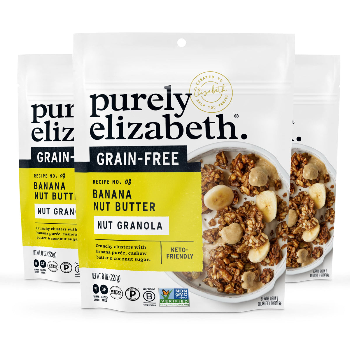Purely Elizabeth Grain-Free Gluten-Free Granola, Non-GMO