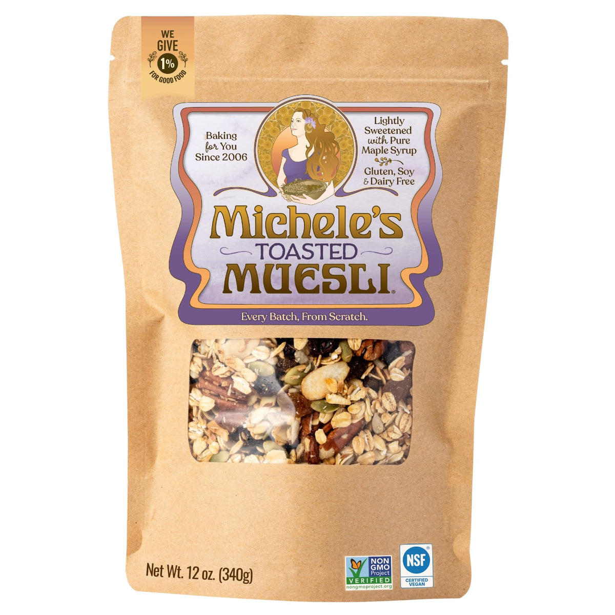 Granola Breakfast Cereal, 12 oz Single Package