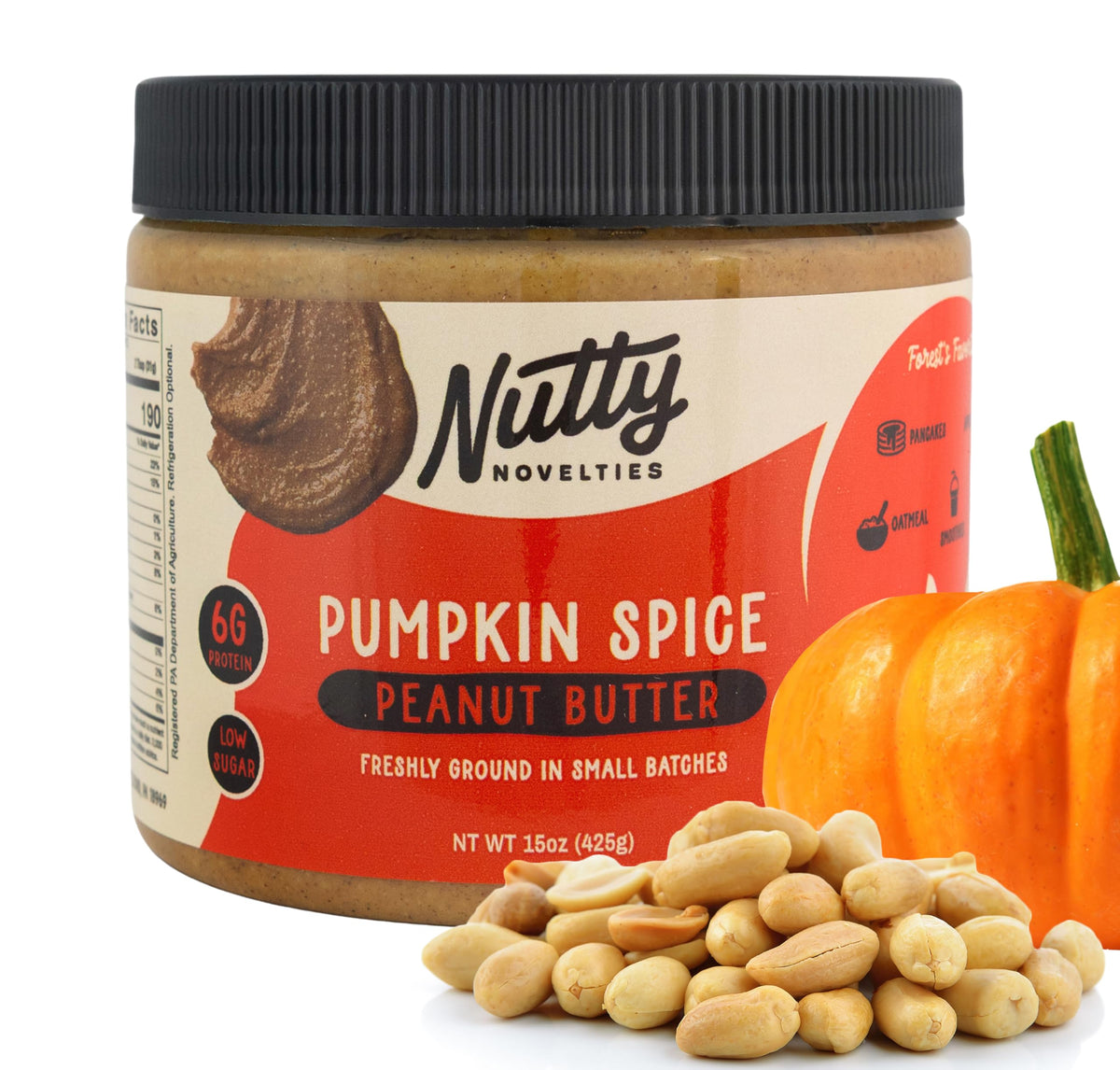 Nutty Novelties All-Natural High-Protein Peanut Butter