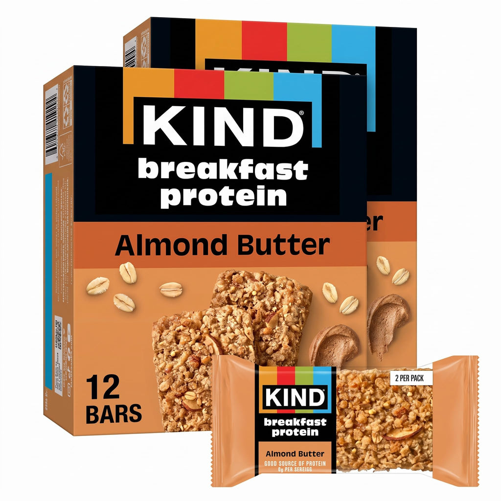 KIND Breakfast Protein Bars, Gluten-Free, 6 Twin Packs
