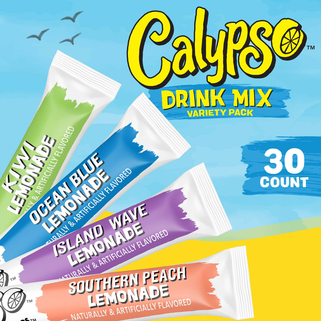 Singles To Go! Calypso Lemonade Variety Drink Mix, 30 Count