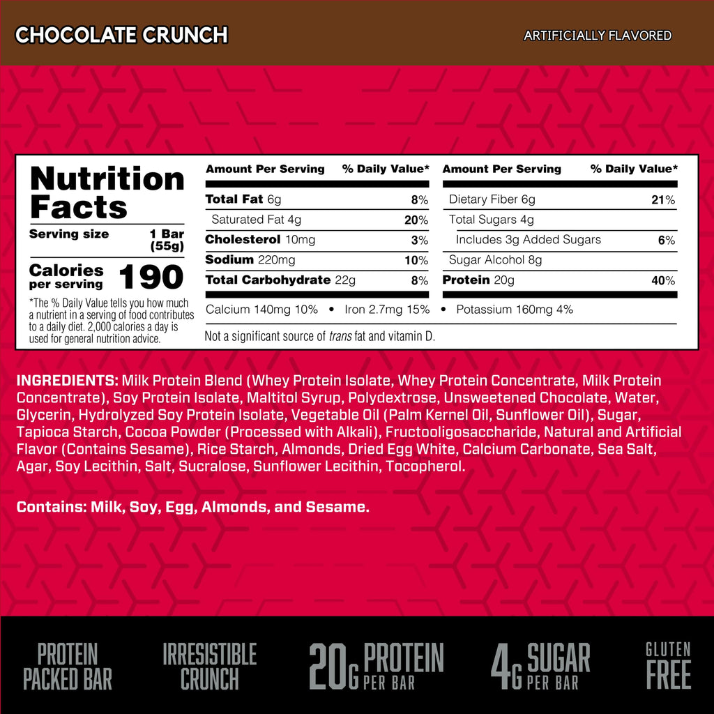 BSN Protein Crisp Bars for Convenient High-Protein Snacking