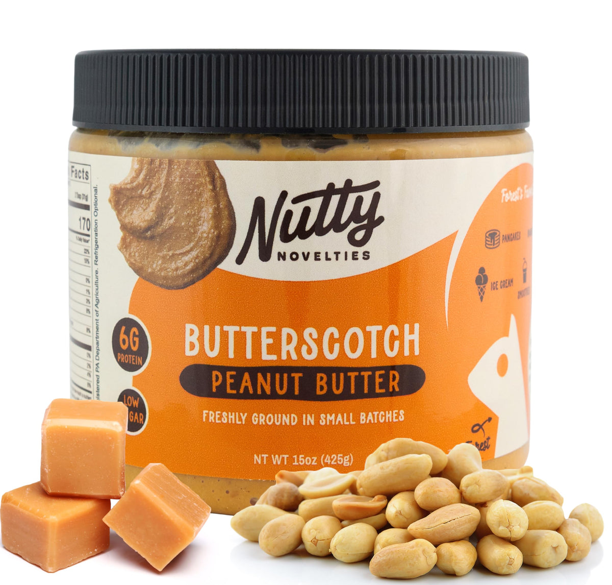 Nutty Novelties All-Natural High-Protein Peanut Butter