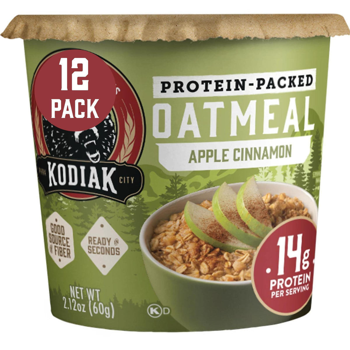 Kodiak Maple Brown Sugar High-Protein Instant Oatmeal Cups