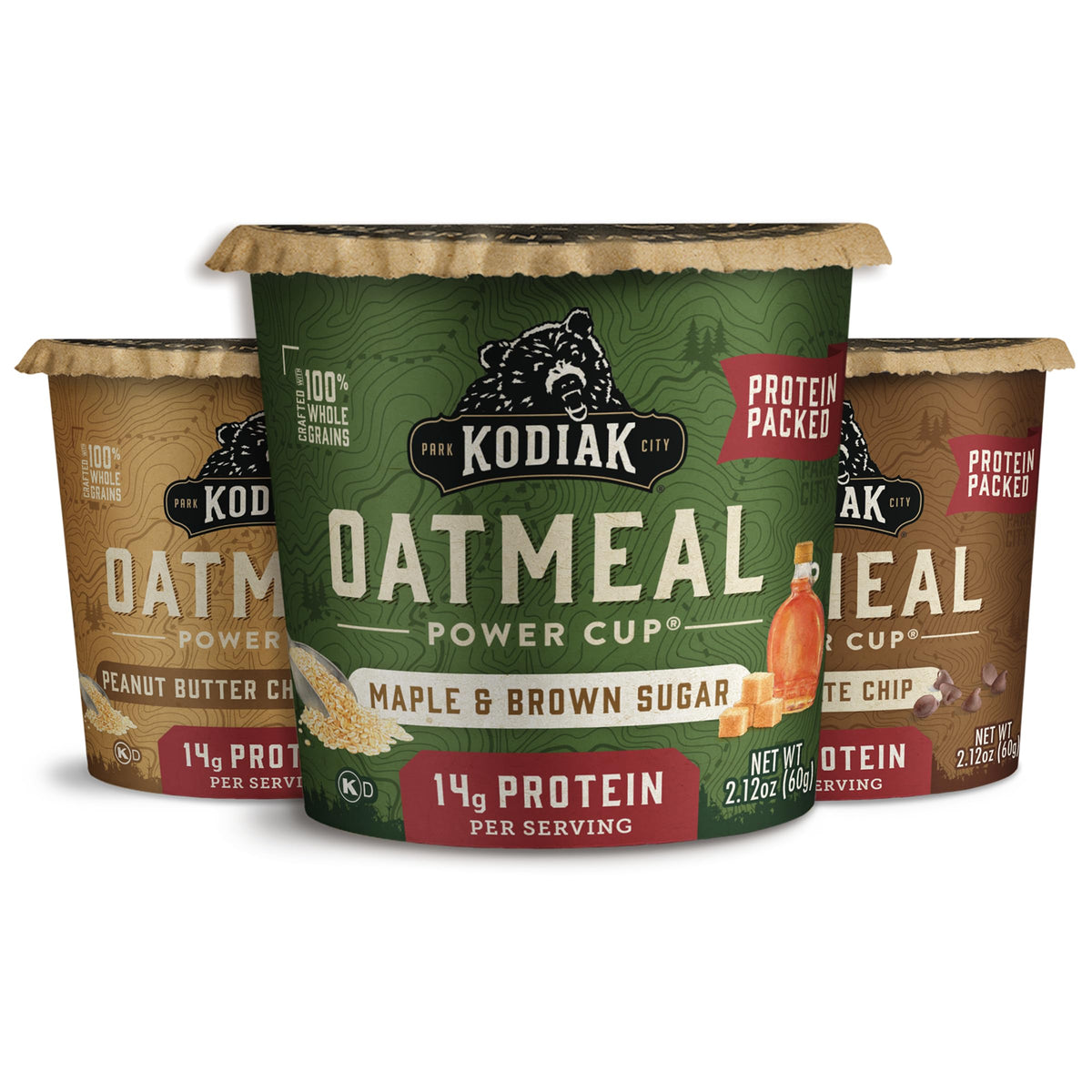 Kodiak Maple Brown Sugar High-Protein Instant Oatmeal Cups