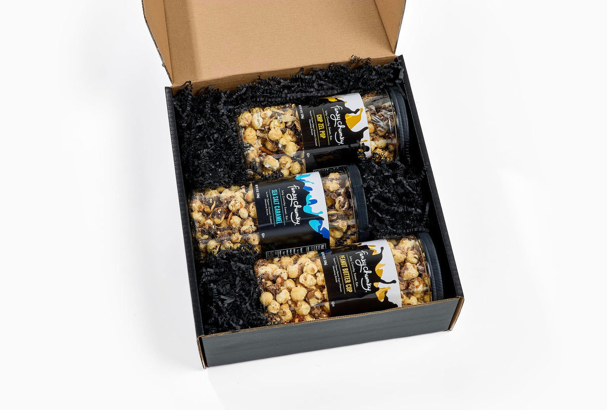 Funky Chunky The Triple Gourmet Popcorn Gift Set