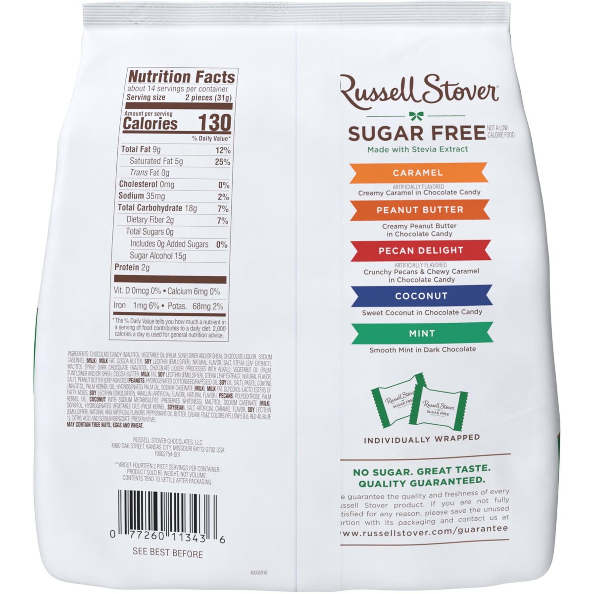 Russell Stover Sugar-Free Candy for Sweet Treats