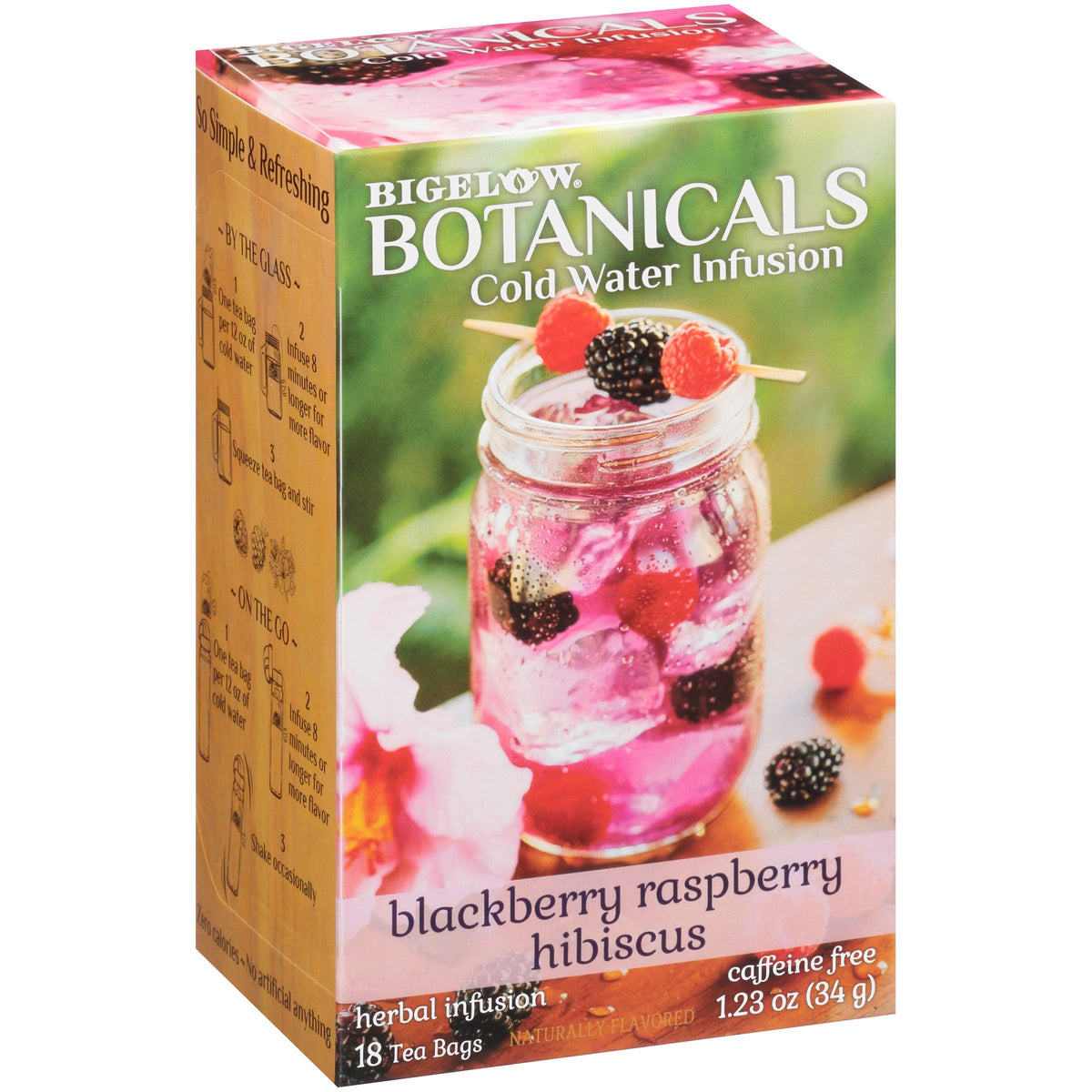 Bigelow Botanicals Caffeine-Free Flavored Herbal Tea Bags