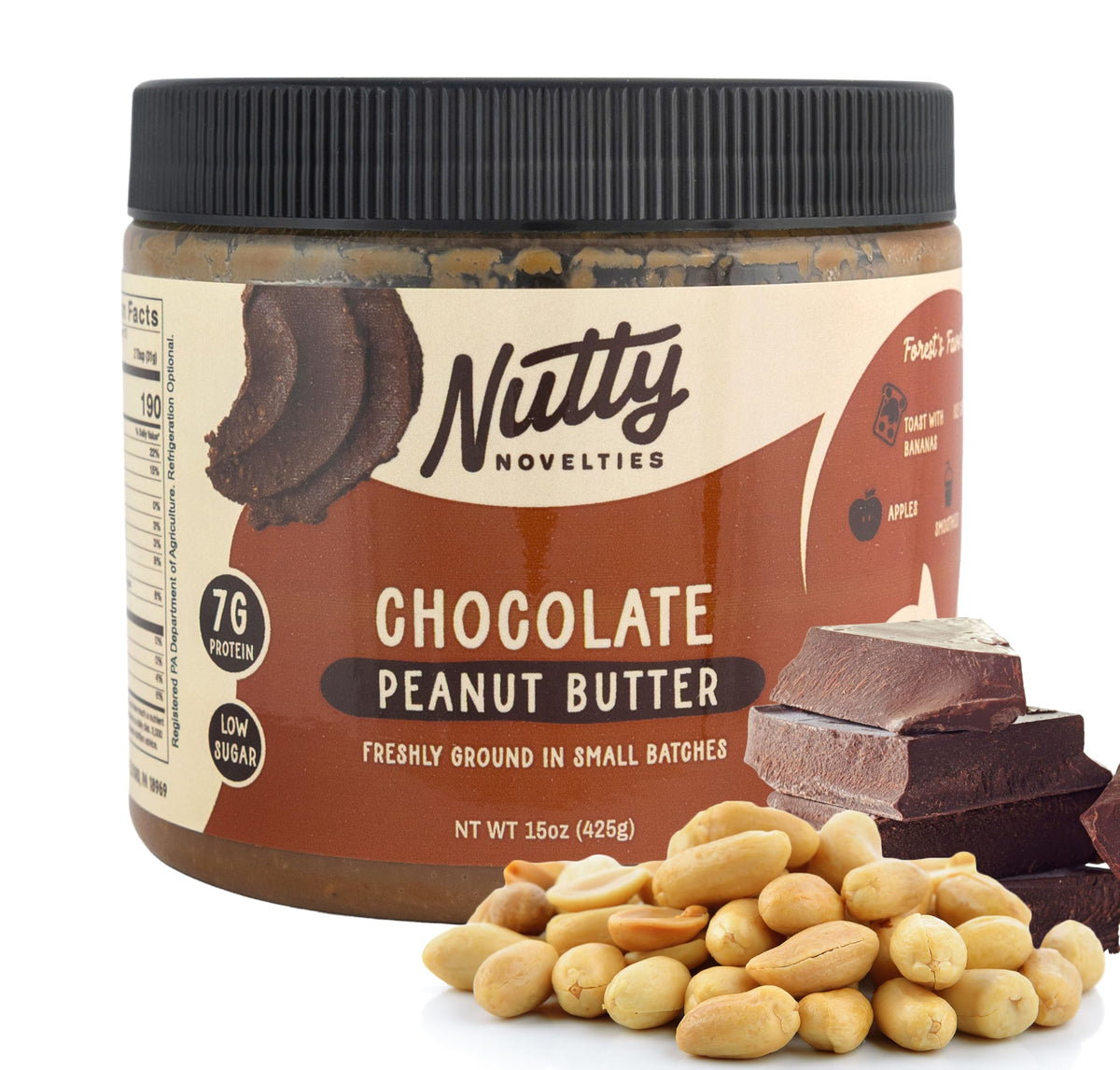 Nutty Novelties All-Natural High-Protein Peanut Butter