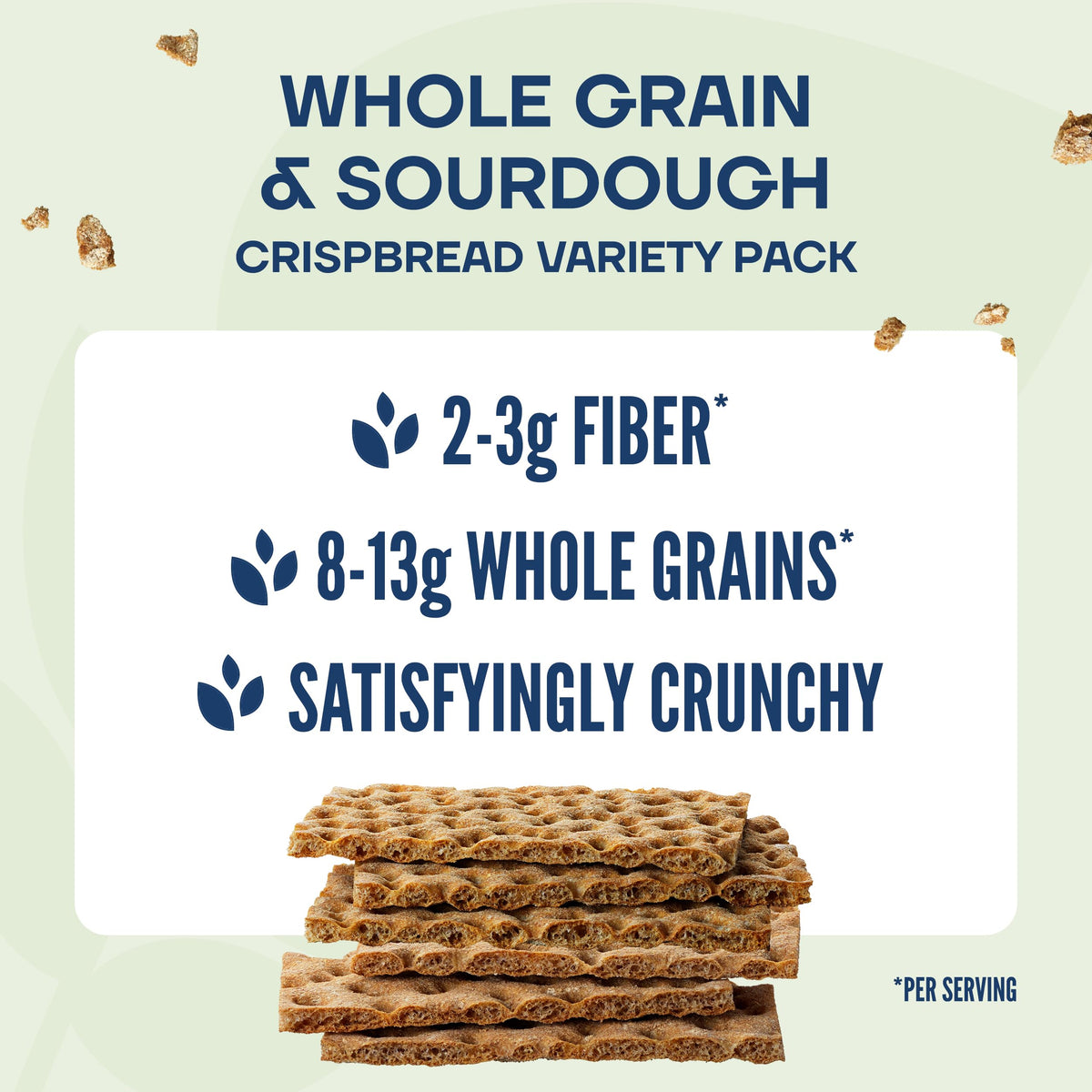 Wasa Sourdough & Whole Grain Crispbread Variety, 4-Pack