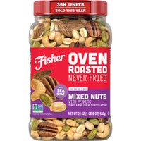 Fisher Snack Assorted Nuts Variety for Everyday Snacking