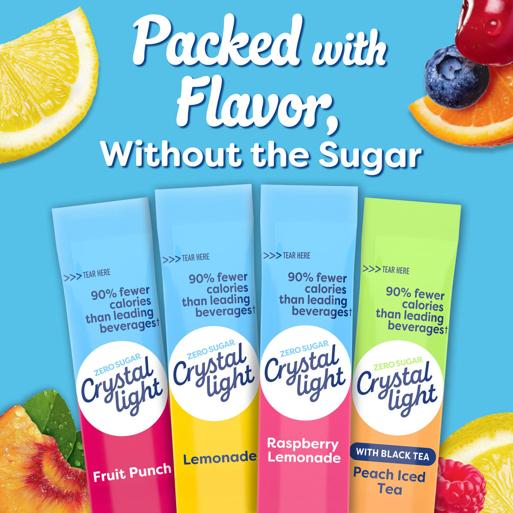 Crystal Light Variety Pack Drink Mix, 44 Packets, 4.18 oz