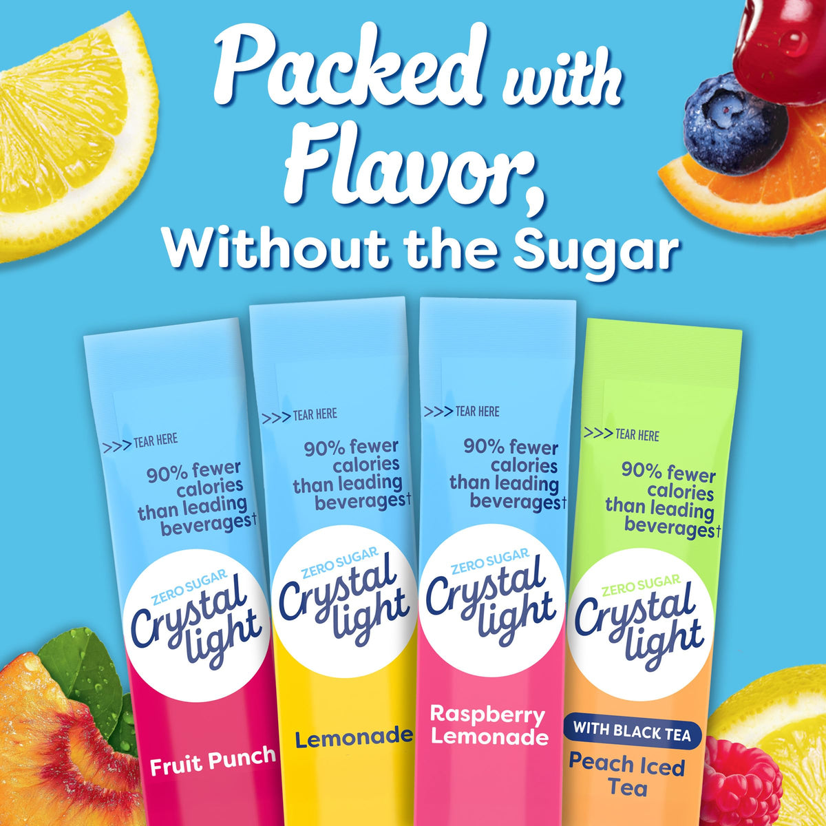 Crystal Light Variety Pack Drink Mix, 44 Packets, 4.18 oz