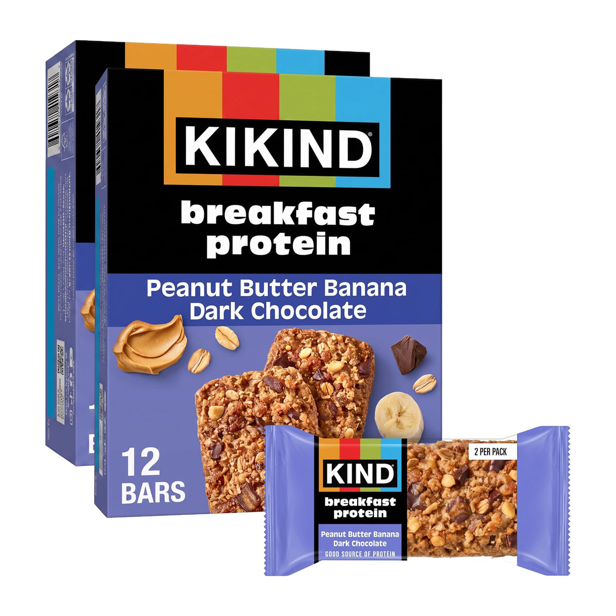 KIND Breakfast Protein Bars, Gluten-Free, 6 Twin Packs