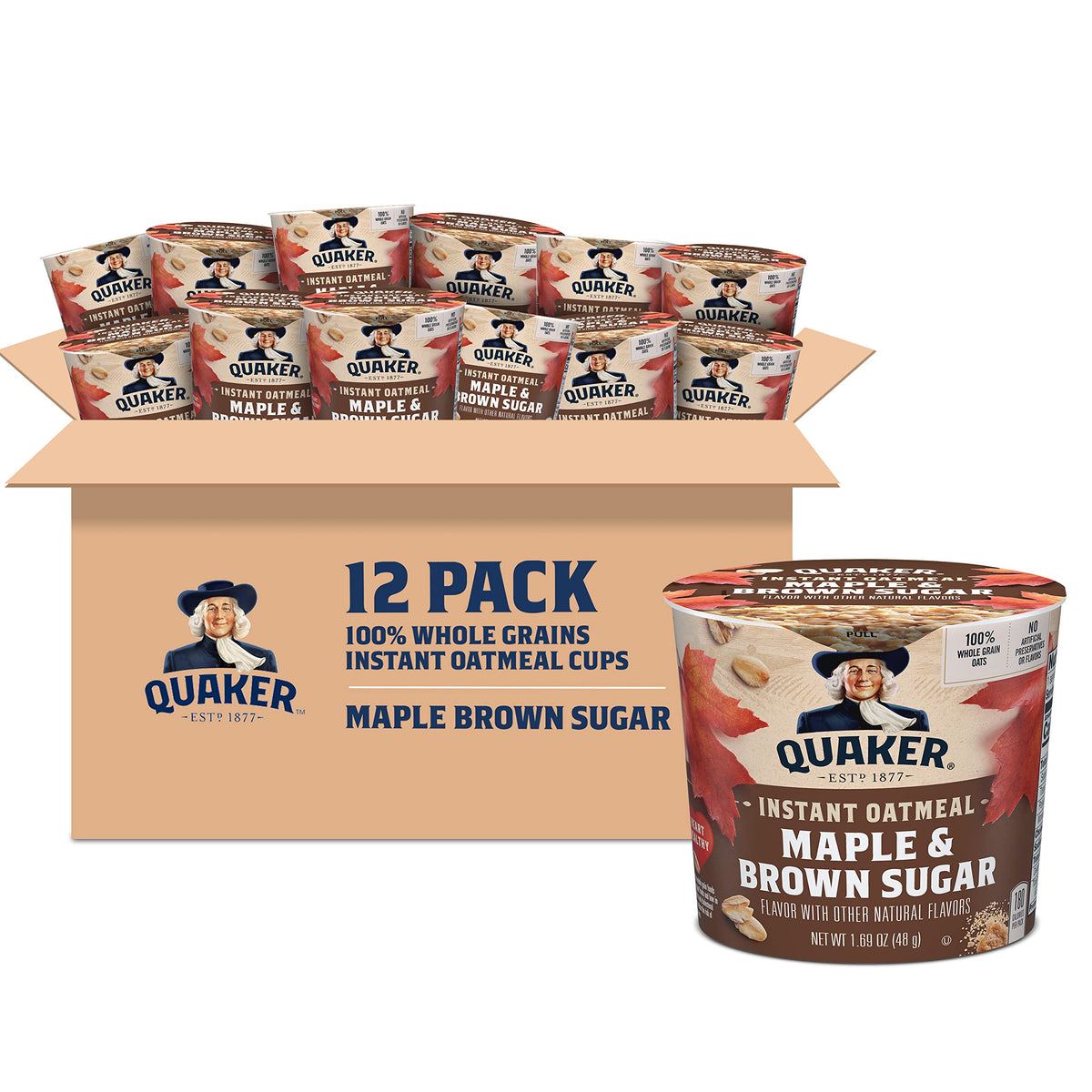 Quaker Protein Maple Instant Oatmeal Express Cups