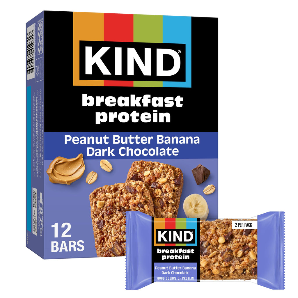 KIND Breakfast Protein Bars, Gluten-Free, 6 Twin Packs