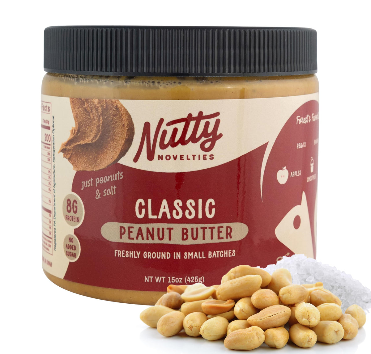 Nutty Novelties All-Natural High-Protein Peanut Butter