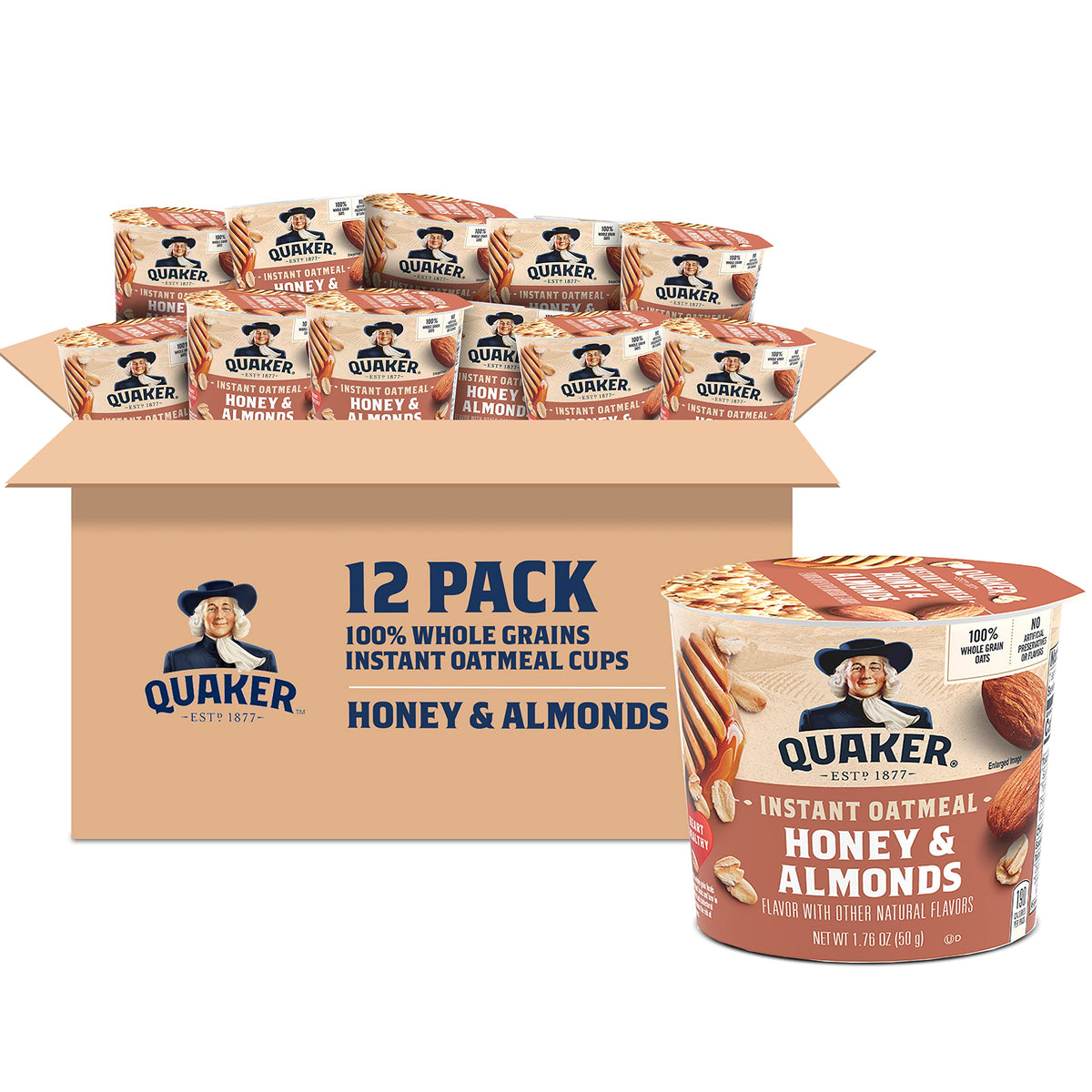 Quaker Protein Maple Instant Oatmeal Express Cups