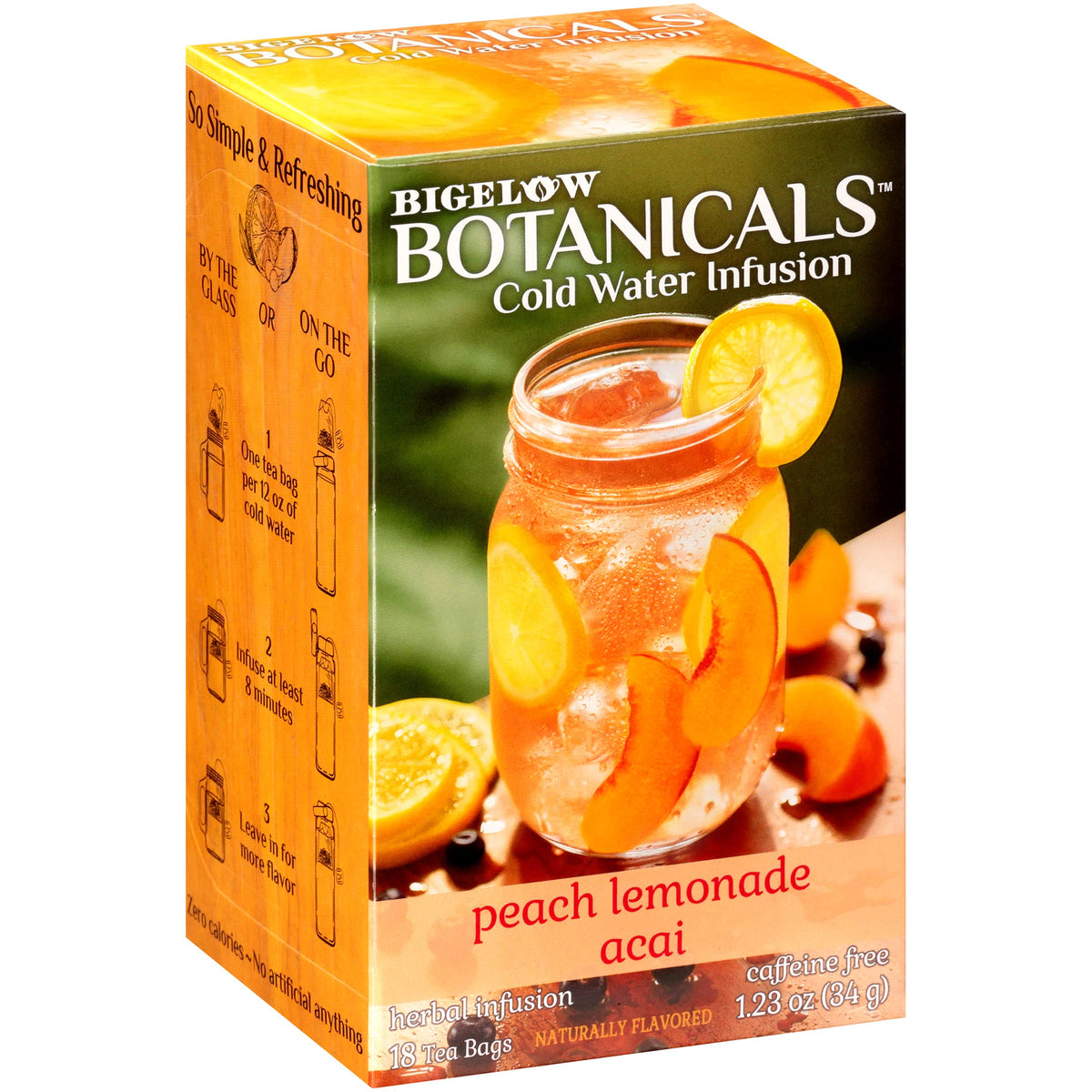 Bigelow Botanicals Caffeine-Free Flavored Herbal Tea Bags