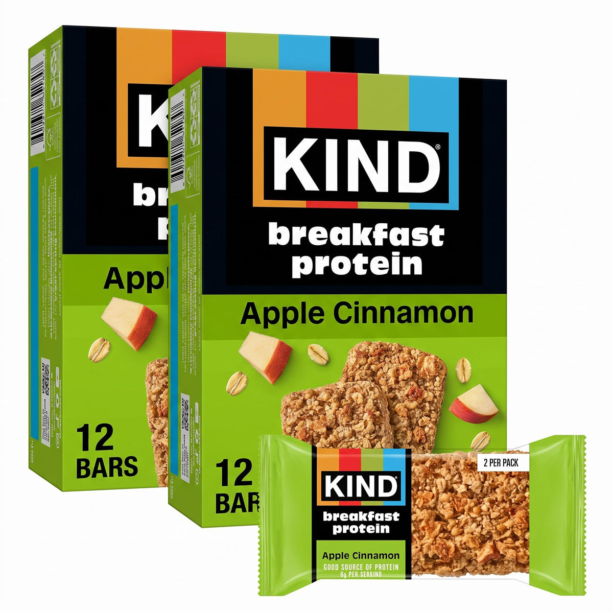 KIND Breakfast Protein Bars, Gluten-Free, 6 Twin Packs