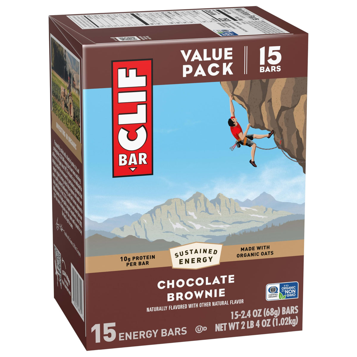 CLIF BAR White Chocolate Macadamia Energy Bars, 15-Pack