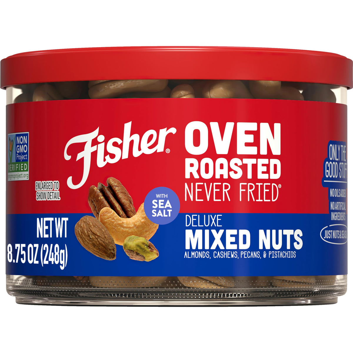 Fisher Snack Assorted Nuts Variety for Everyday Snacking