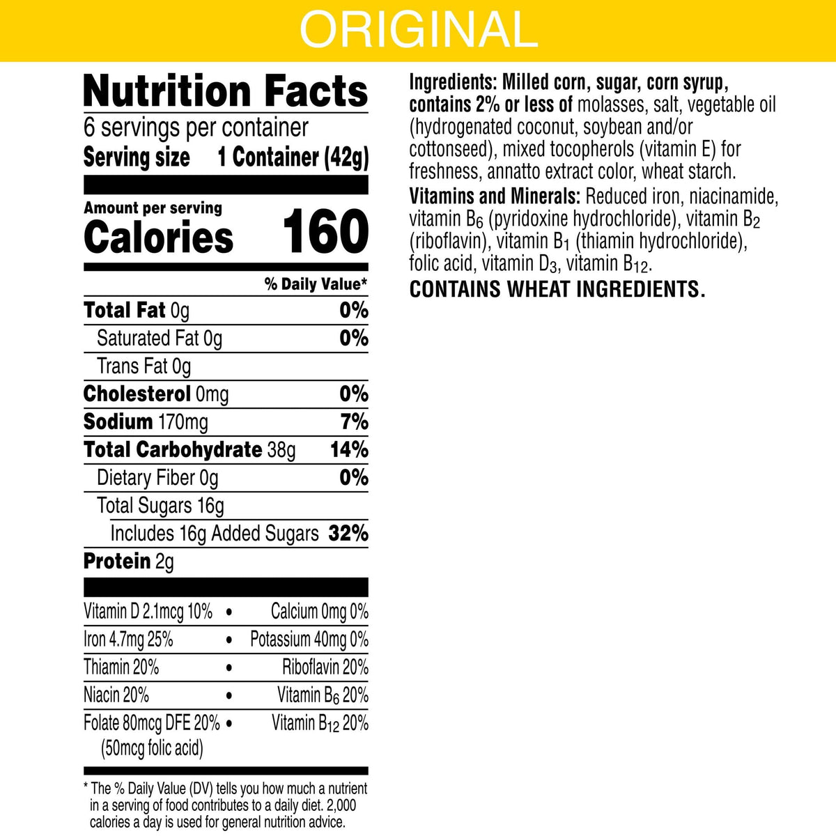 Kellogg's Corn Pops Breakfast Cereal Cups, 1.5 oz, 12-Pack
