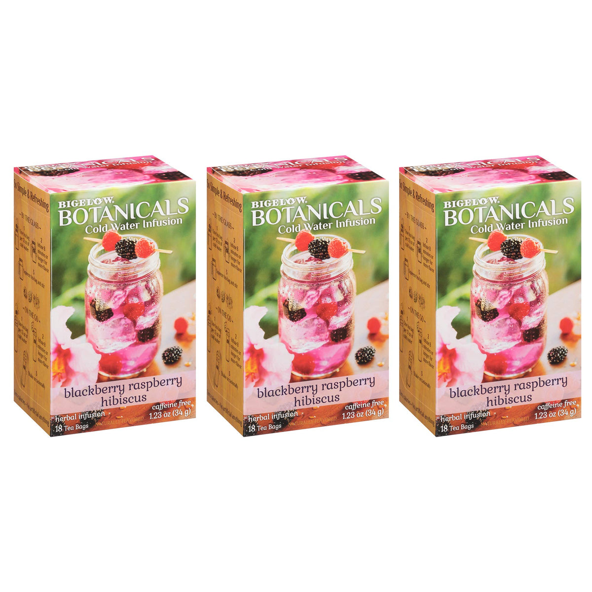 Bigelow Botanicals Caffeine-Free Flavored Herbal Tea Bags