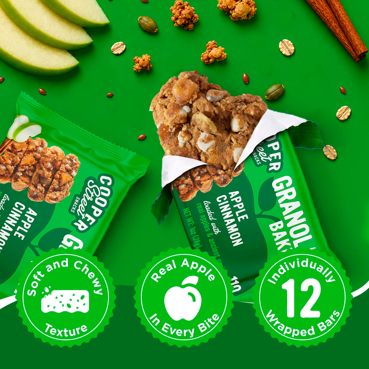 Cooper Street Soft-Baked Oat, Grain & Seed Granola Bars