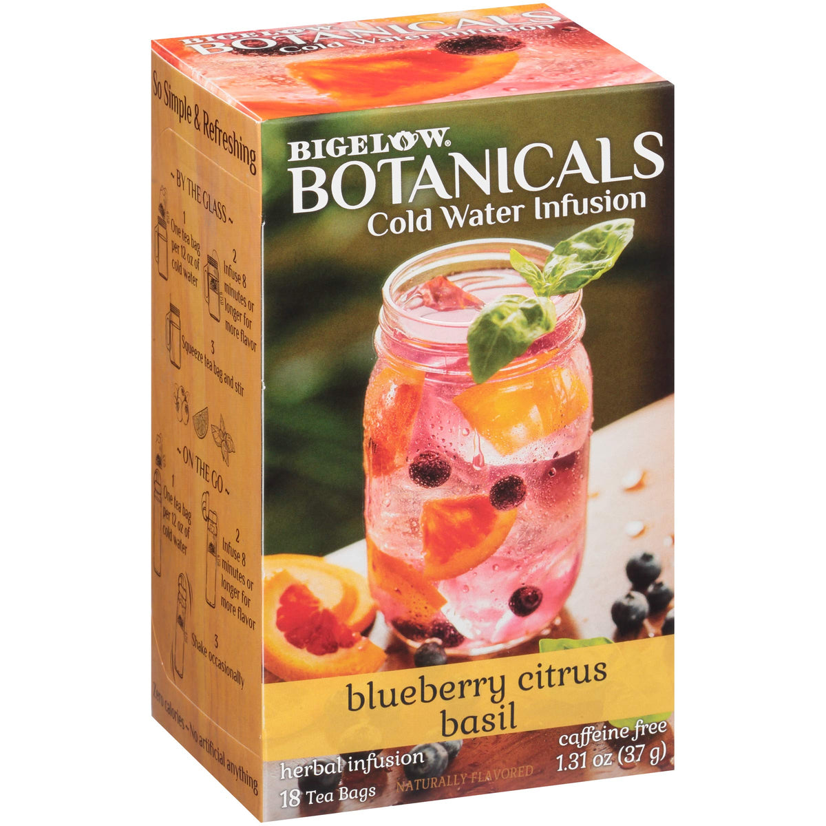 Bigelow Botanicals Caffeine-Free Flavored Herbal Tea Bags