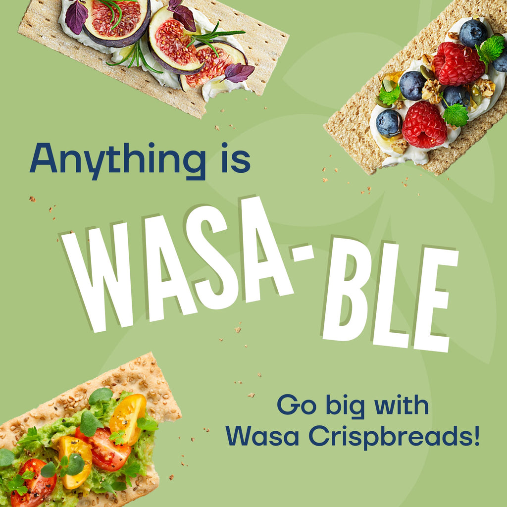 Wasa Sourdough & Whole Grain Crispbread Variety, 4-Pack