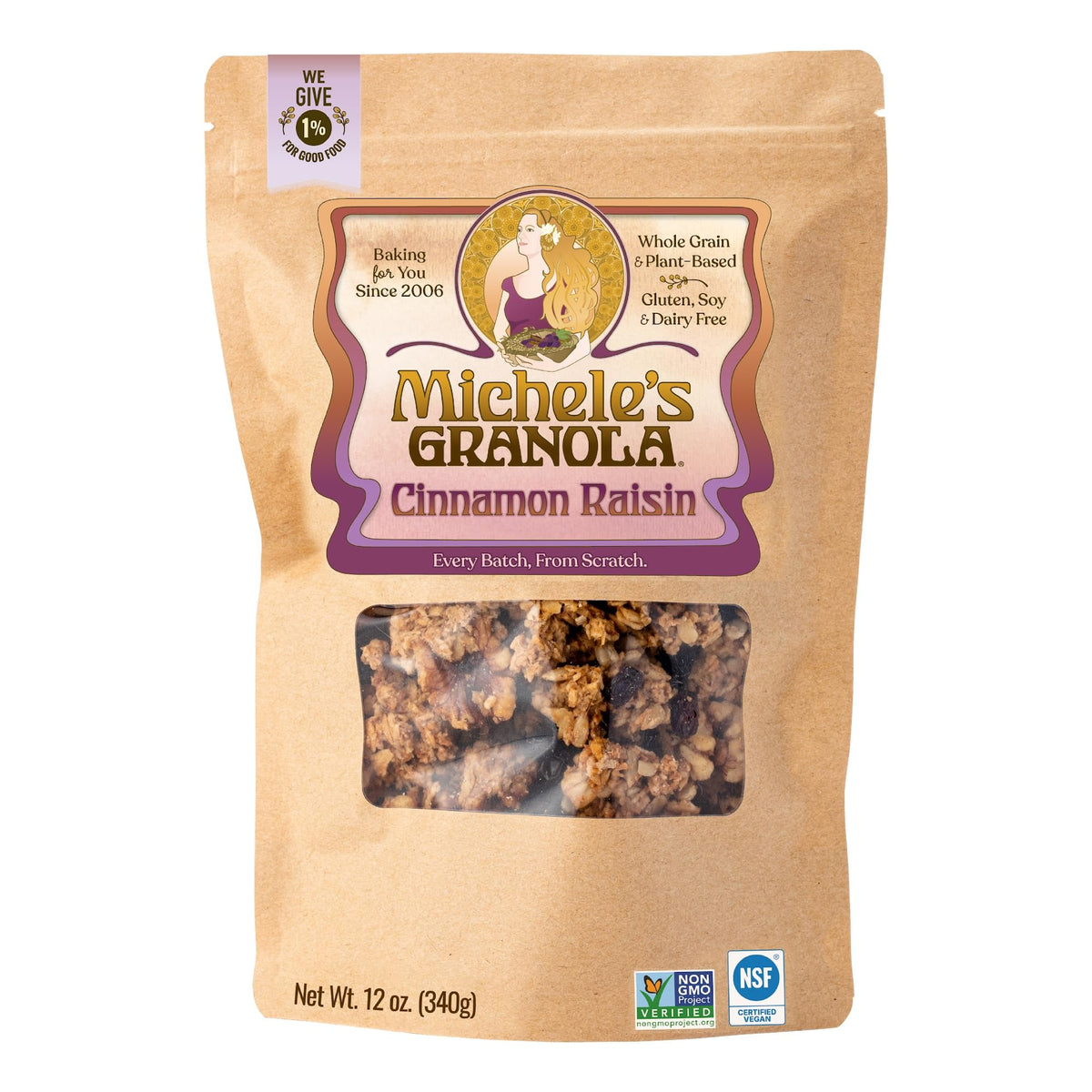 Granola Breakfast Cereal, 12 oz Single Package