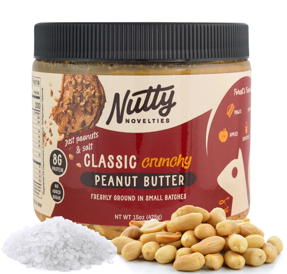 Nutty Novelties All-Natural High-Protein Peanut Butter