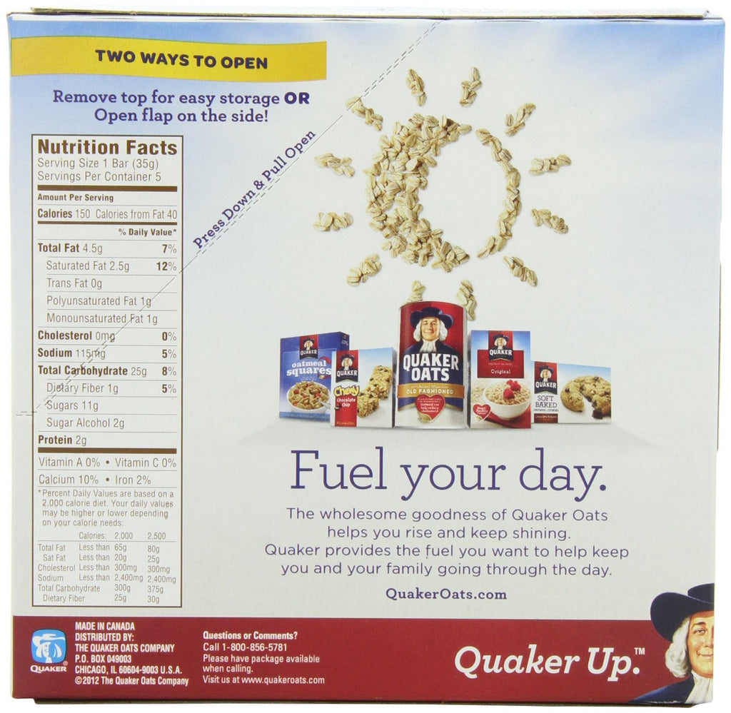 Quaker Blueberry Yogurt Chewy Granola Bars, 60 Count