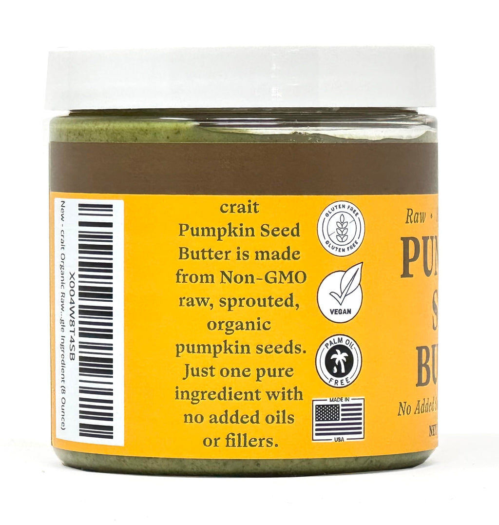 Crait Organic Raw Sprouted Pumpkin Seed Butter