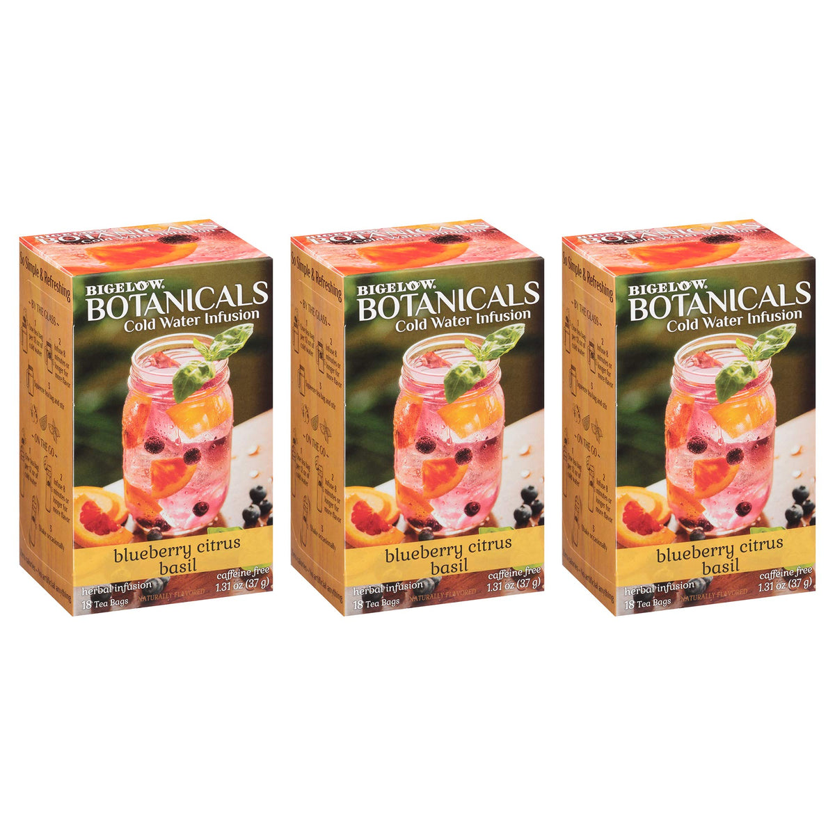 Bigelow Botanicals Caffeine-Free Flavored Herbal Tea Bags