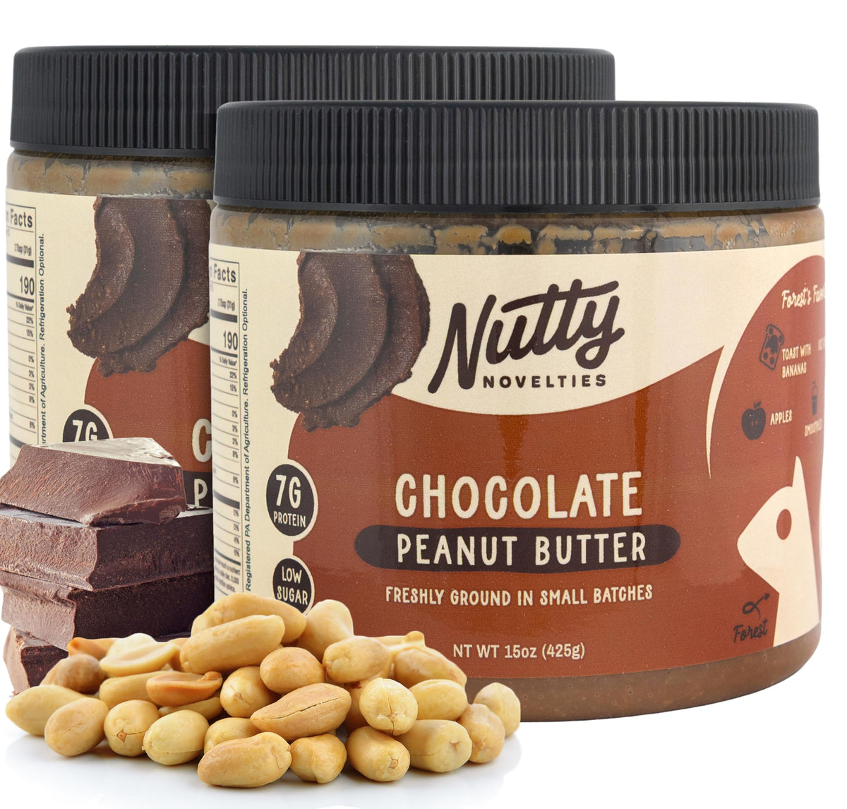 Nutty Novelties All-Natural High-Protein Peanut Butter