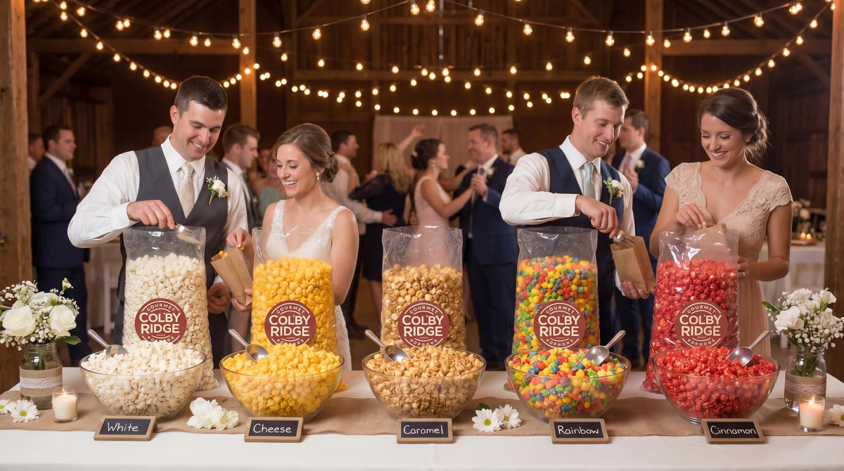 5-Flavor Gourmet Popcorn Sampler, 16 Gallons (256 Cups)