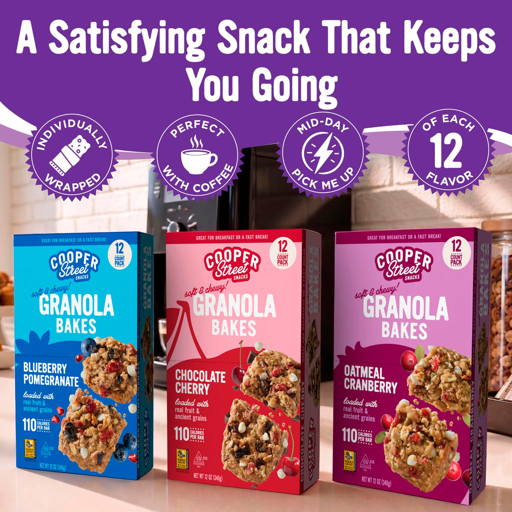 Cooper Street Granola Bakes for Breakfast & Snacking