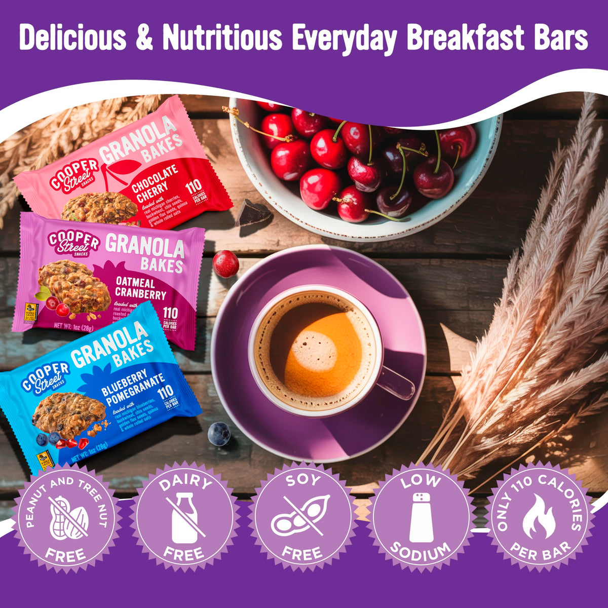 Cooper Street Granola Bakes for Breakfast & Snacking