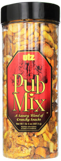 Utz Pub Mix Crunchy Savory Snack Blend, Resealable Tub